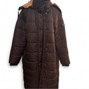 Women's Brown Puffer Coat
